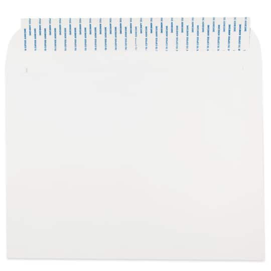 JAM Paper 9.5" x 12.5" White Commercial Booklet Envelopes, 500ct.